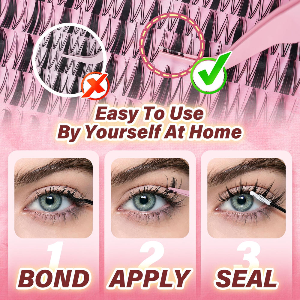NYCAAR Step-by-step lash application guide included