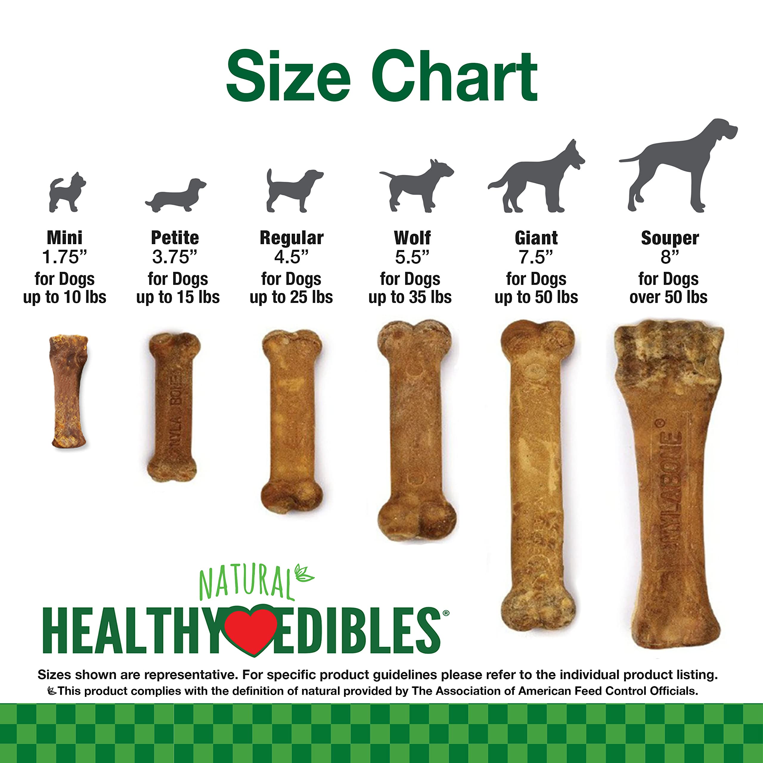 Nylabone Healthy Edibles puppy-chews in action with a content puppy.