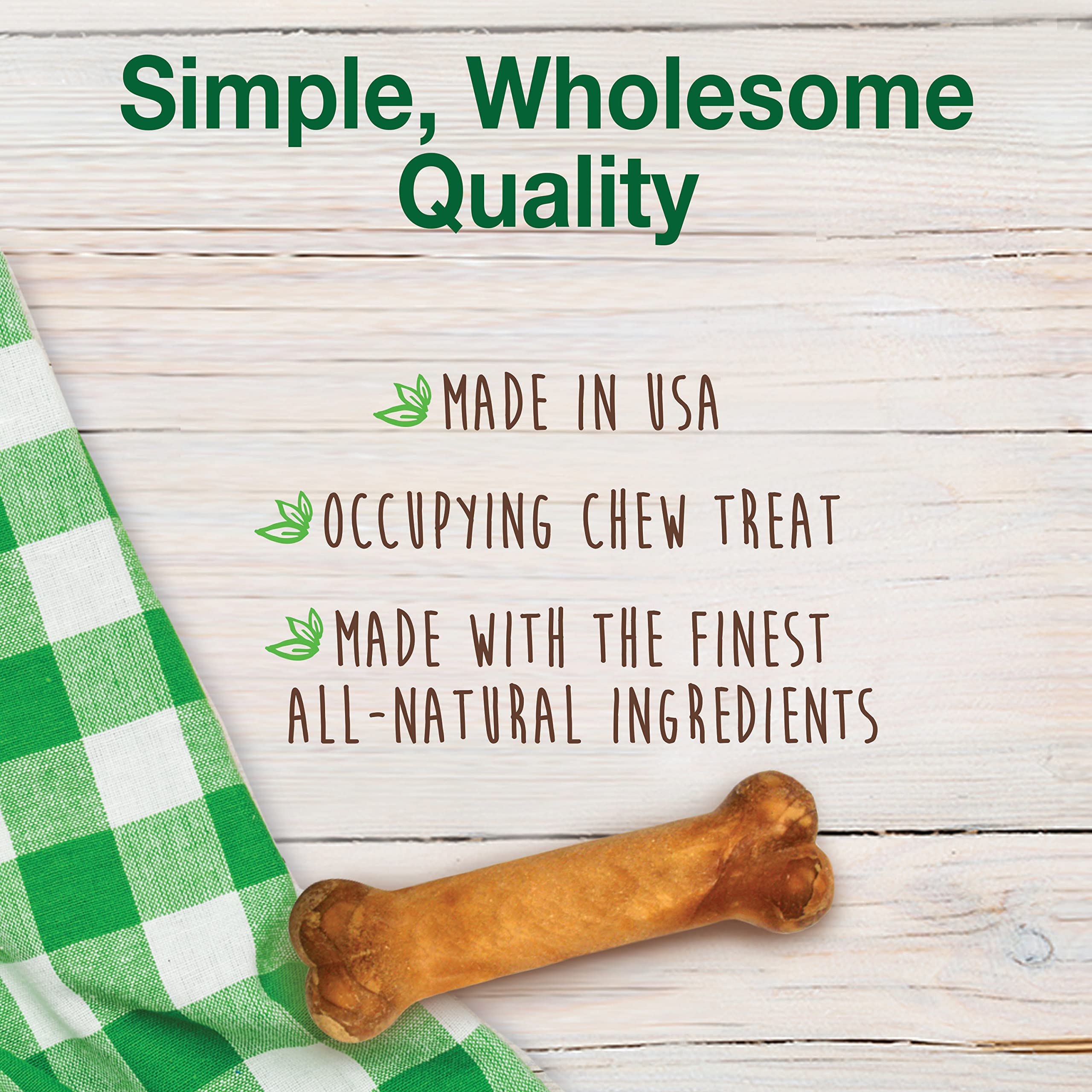 Nylabone Healthy Edibles turkey and sweet potato flavor close-up highlights tasty flavor appeal.