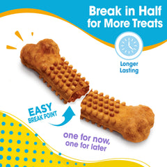 Nylabone Nubz close-up shows durable texture for longer chews.