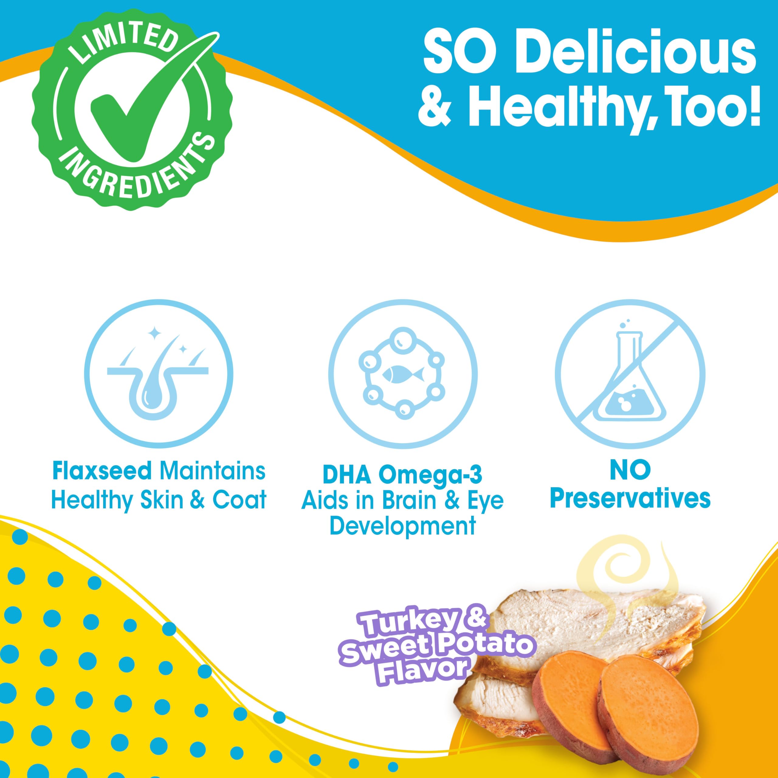 Nylabone Nubz 28-count value pack keeps rewards handy.