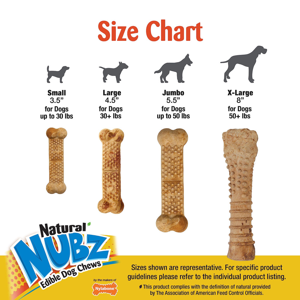 Nylabone Nubz Wild long-lasting chew keeps dogs engaged during play.