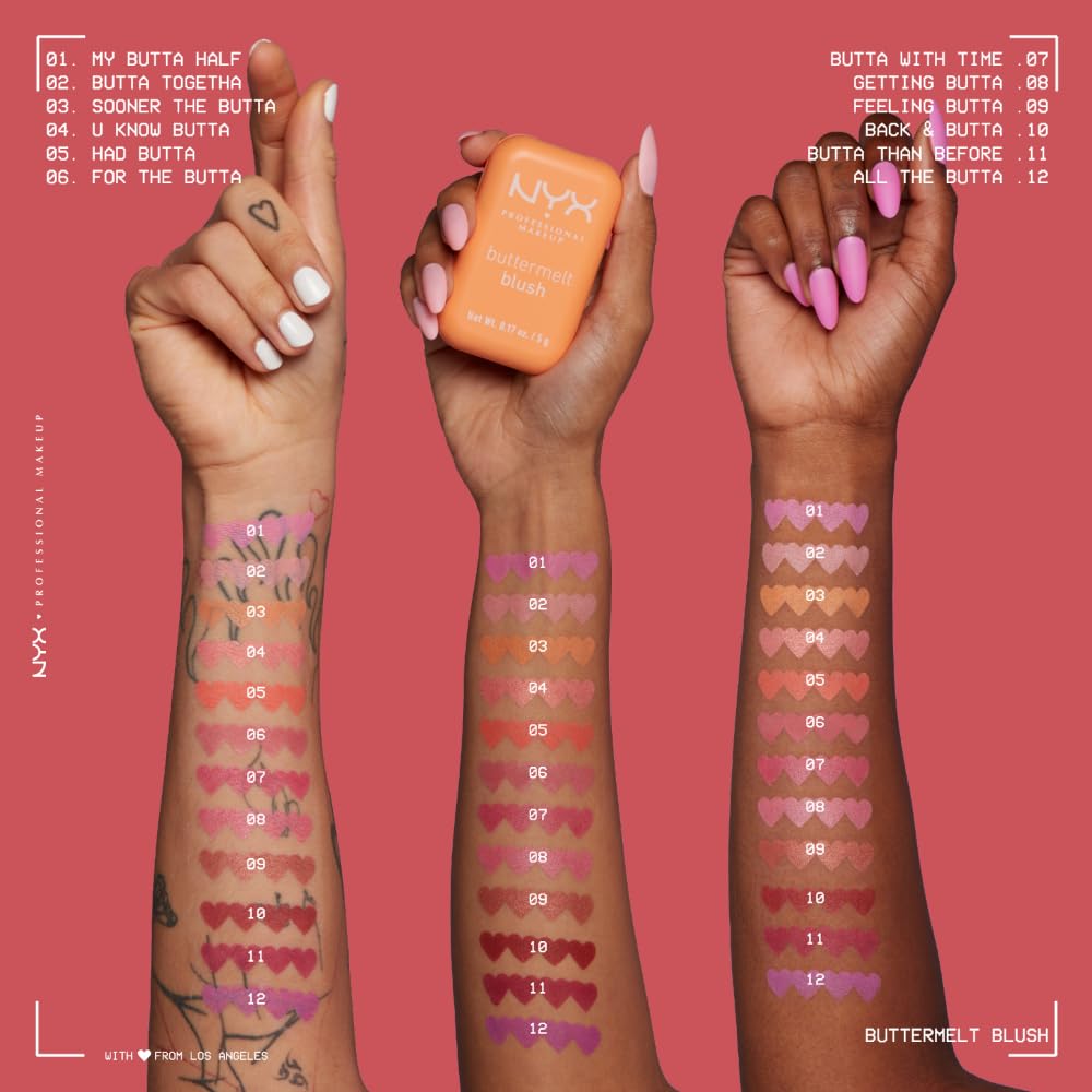12-hour wear test scene illustrating fade-resistant color on cheek