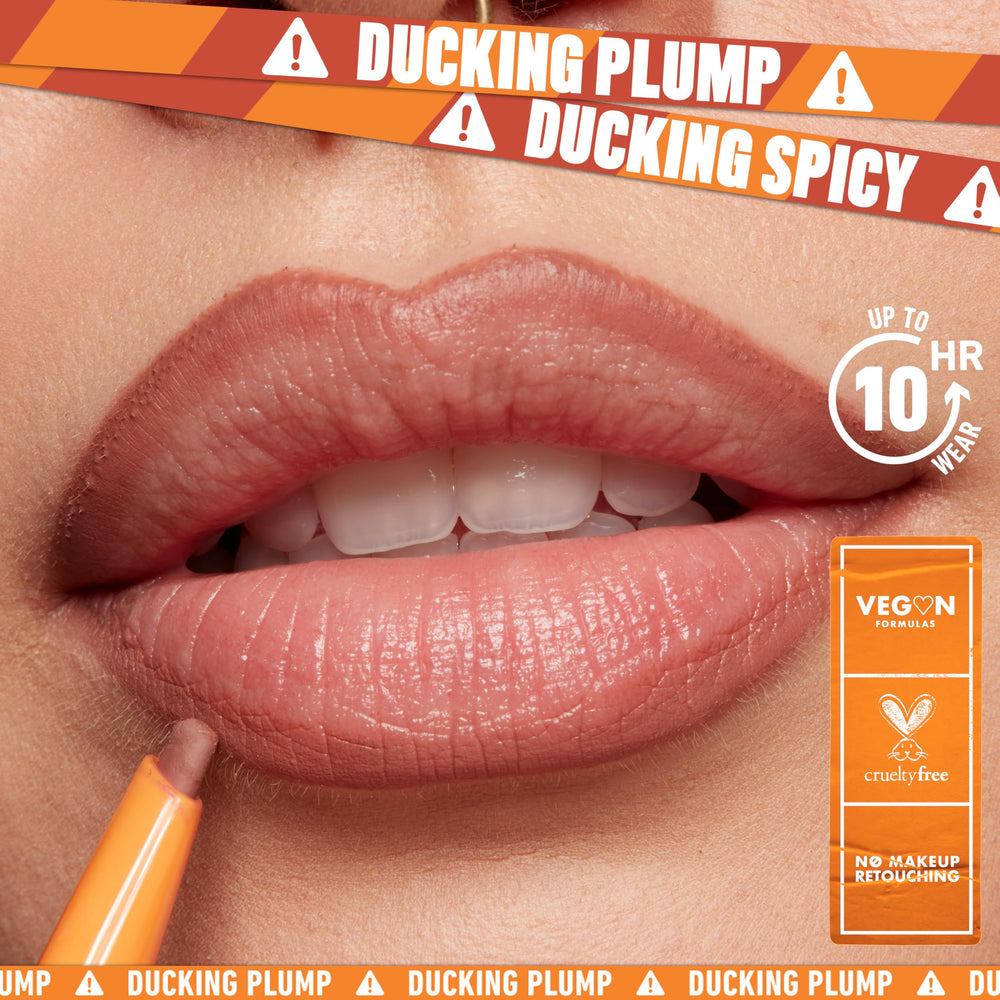 Nyx Duck Plump Lip Liner long-wear formula defined lip shape through hours.