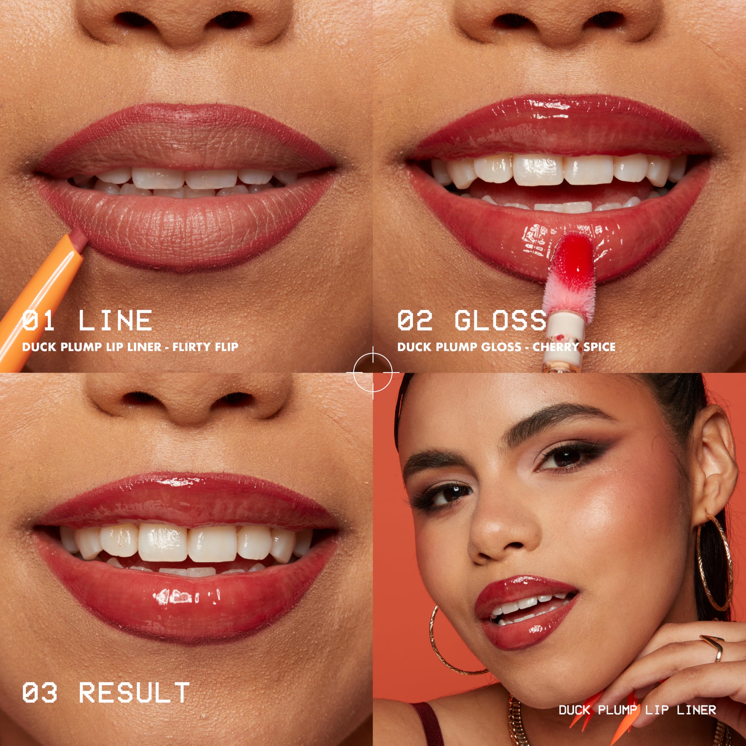 Nyx Duck Plump Lip Liner packaging closeup showing dual-edge tip design.