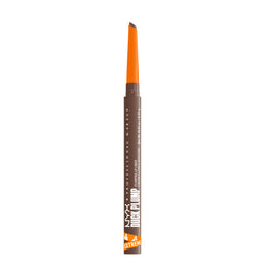 Nyx Duck Plump Lip Liner touch-up taupe swatch defines lips with precision.