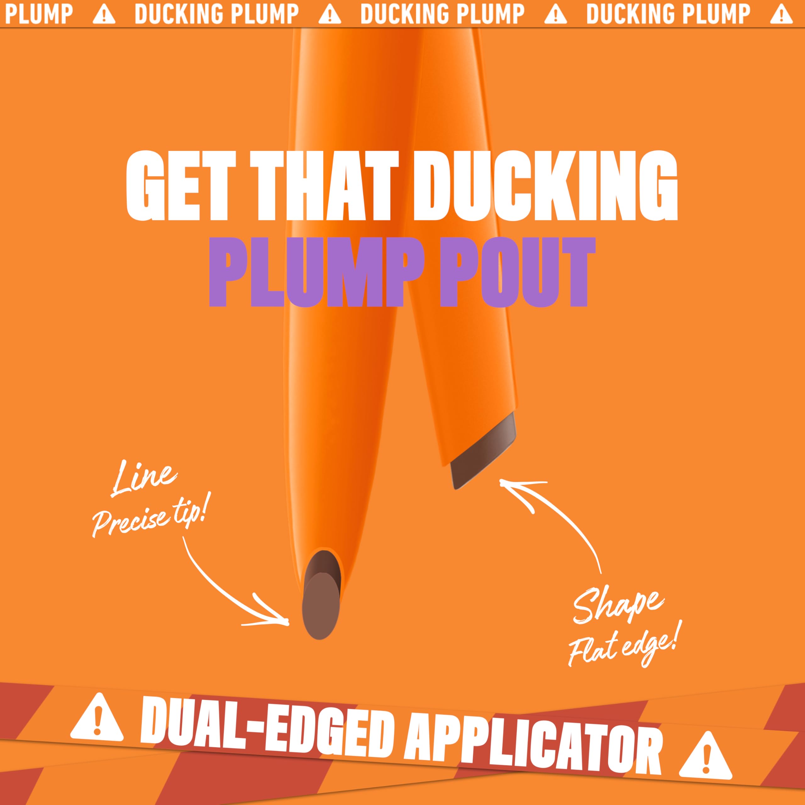 Nyx Duck Plump Lip Liner vegan cruelty-free badge signals ethical choice.
