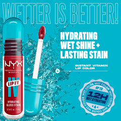 Packaging showcases Berry Thirsty shade with lightweight formula.