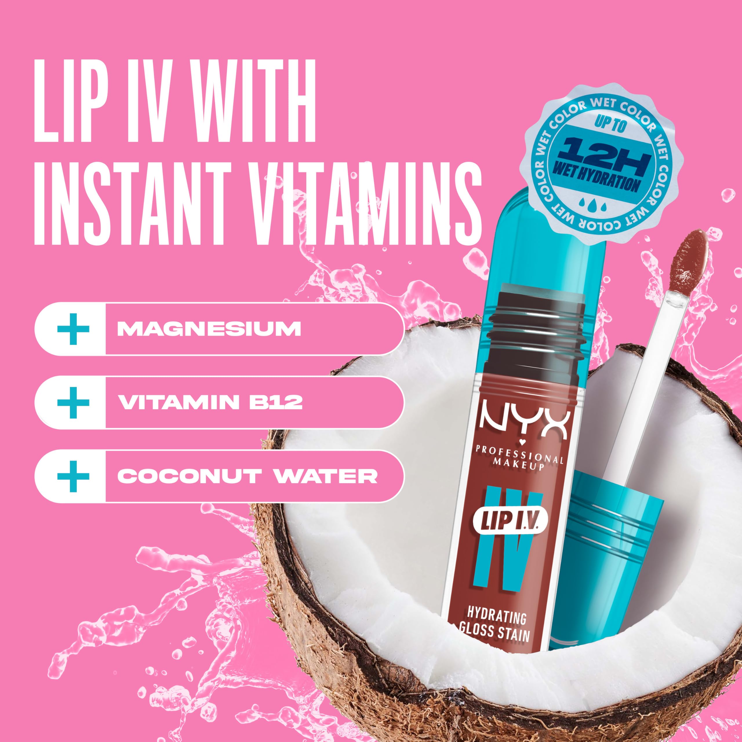 Water-breaking technology in Lip IV provides lightweight pigment and breathability