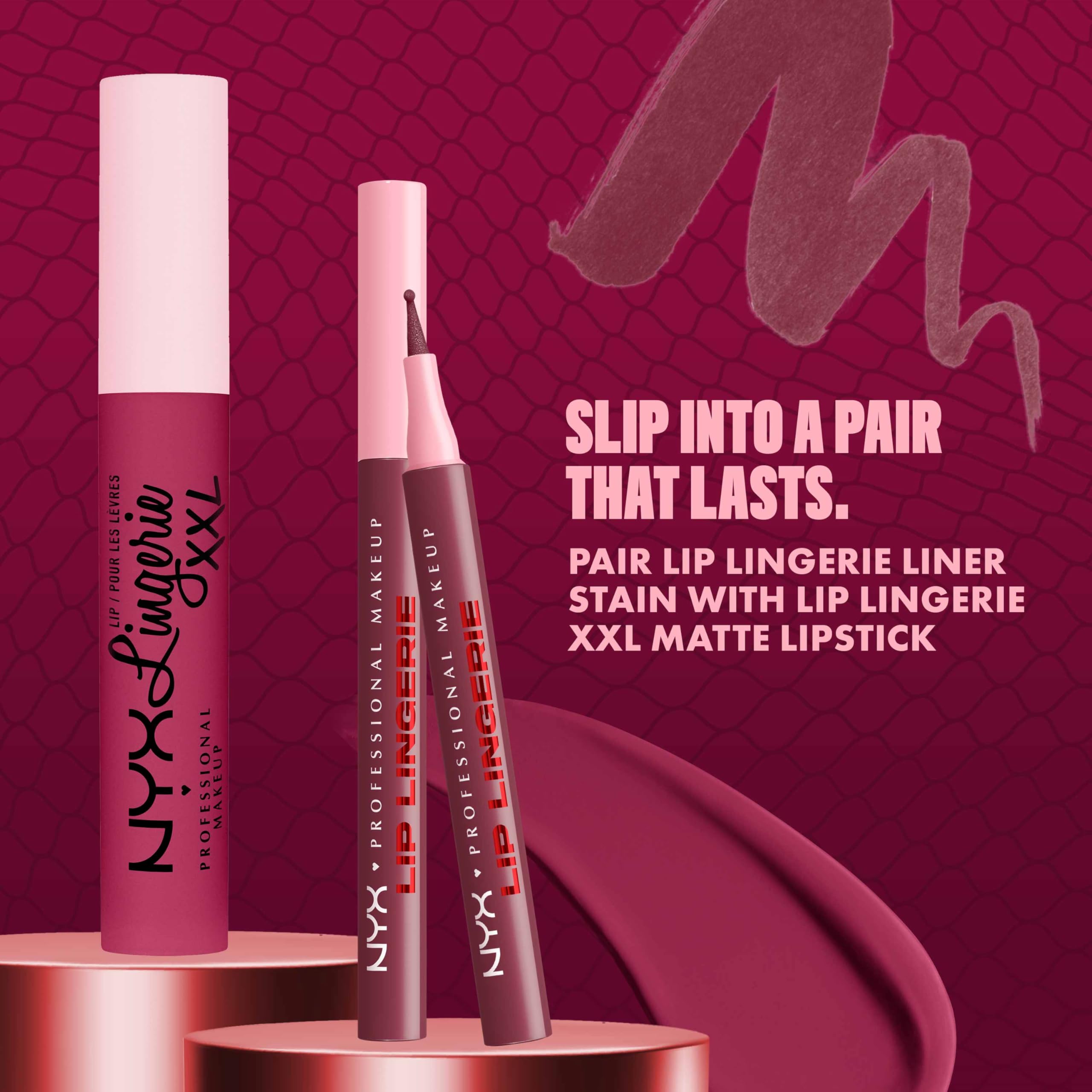NYX Lip Lingerie Apply on clean lips for best results.