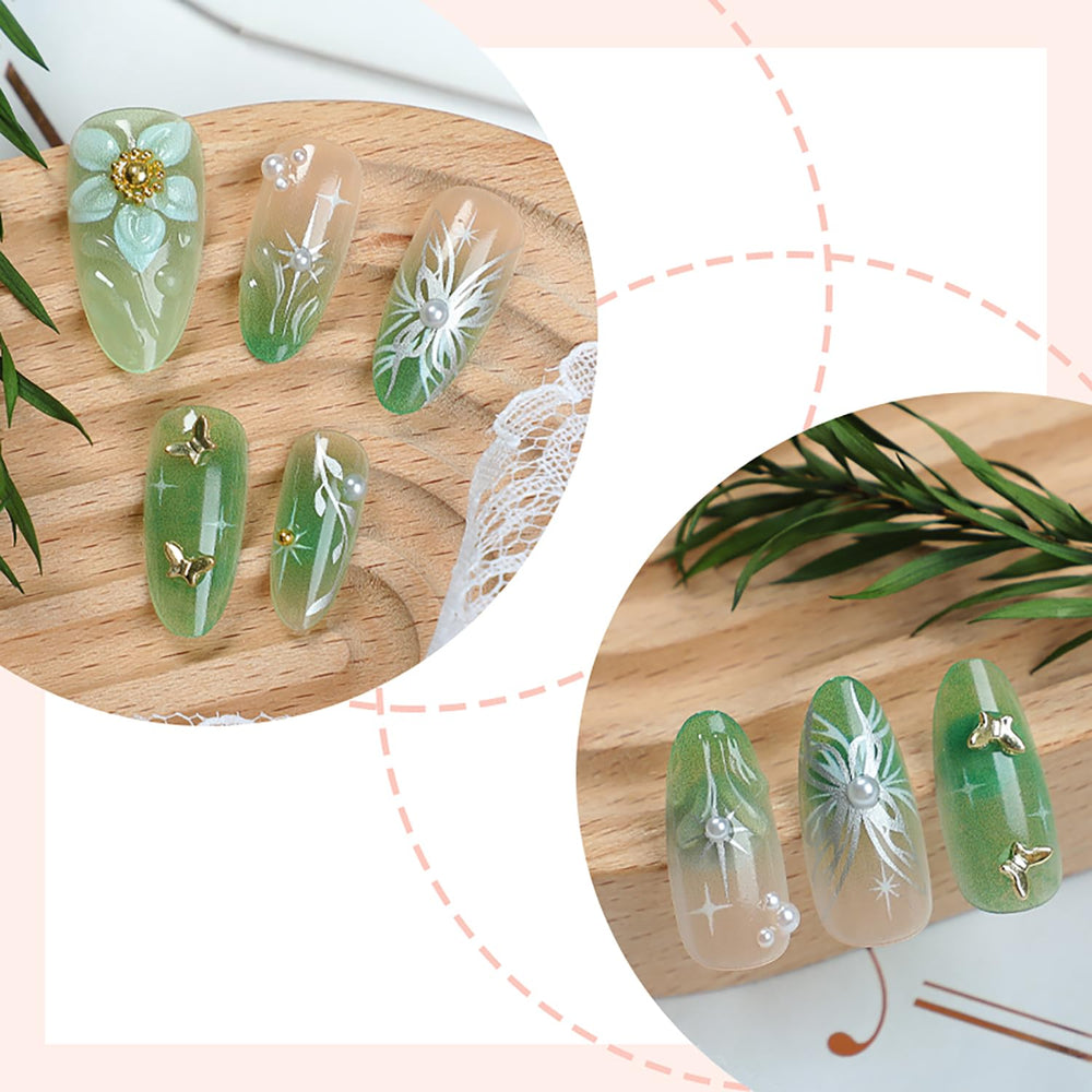 NZRAESTRS almond-shaped nails versatile lengths and styles