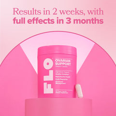 O Positiv FLO daily-dose capsules image for two-week to three-month support.