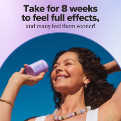O Positiv MENO ingredients close-up with D3 and B6 to support mood and energy.