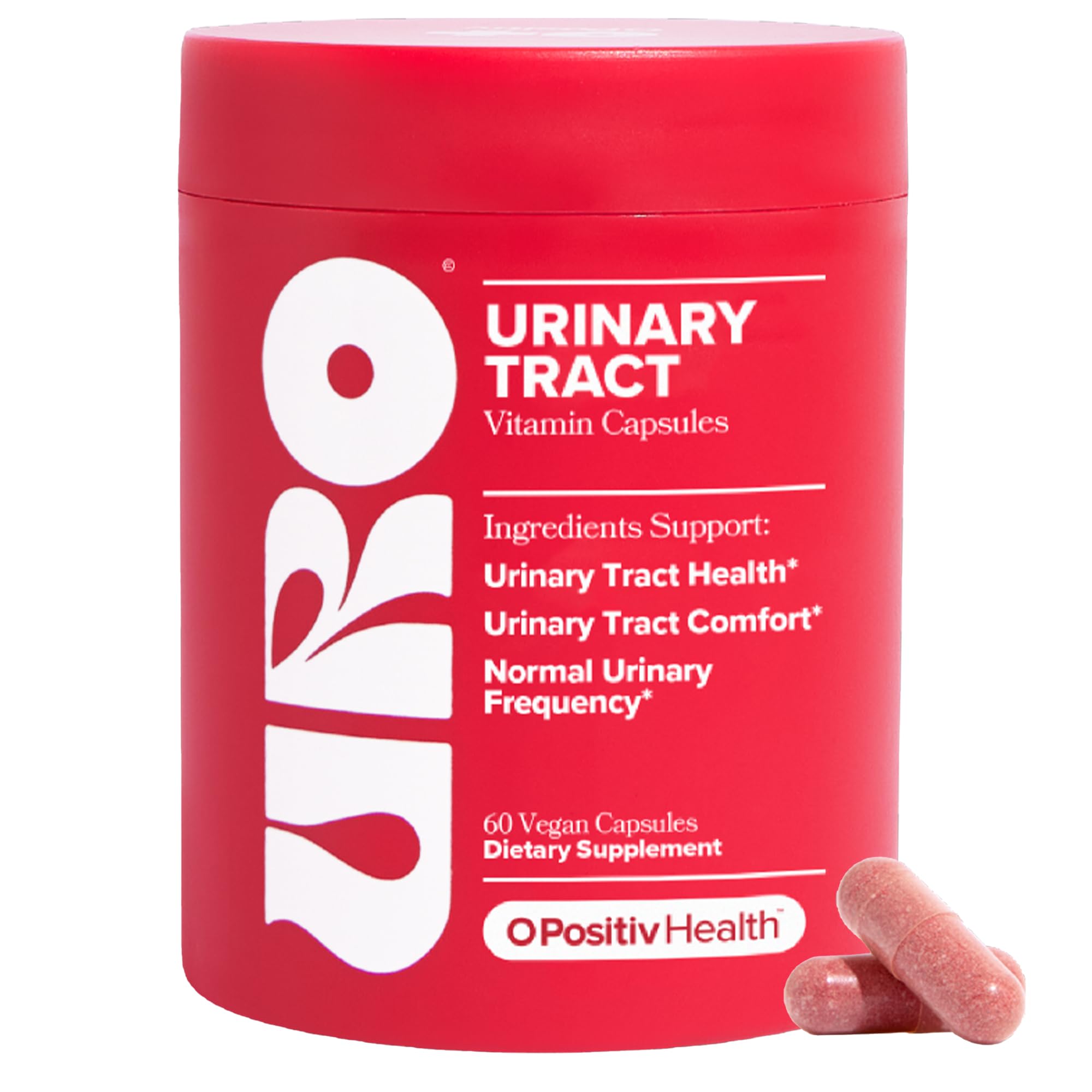 O Positiv URO bottle shown for daily urinary health support