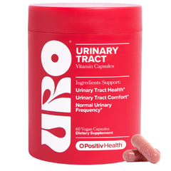 O Positiv URO bottle shown for daily urinary health support