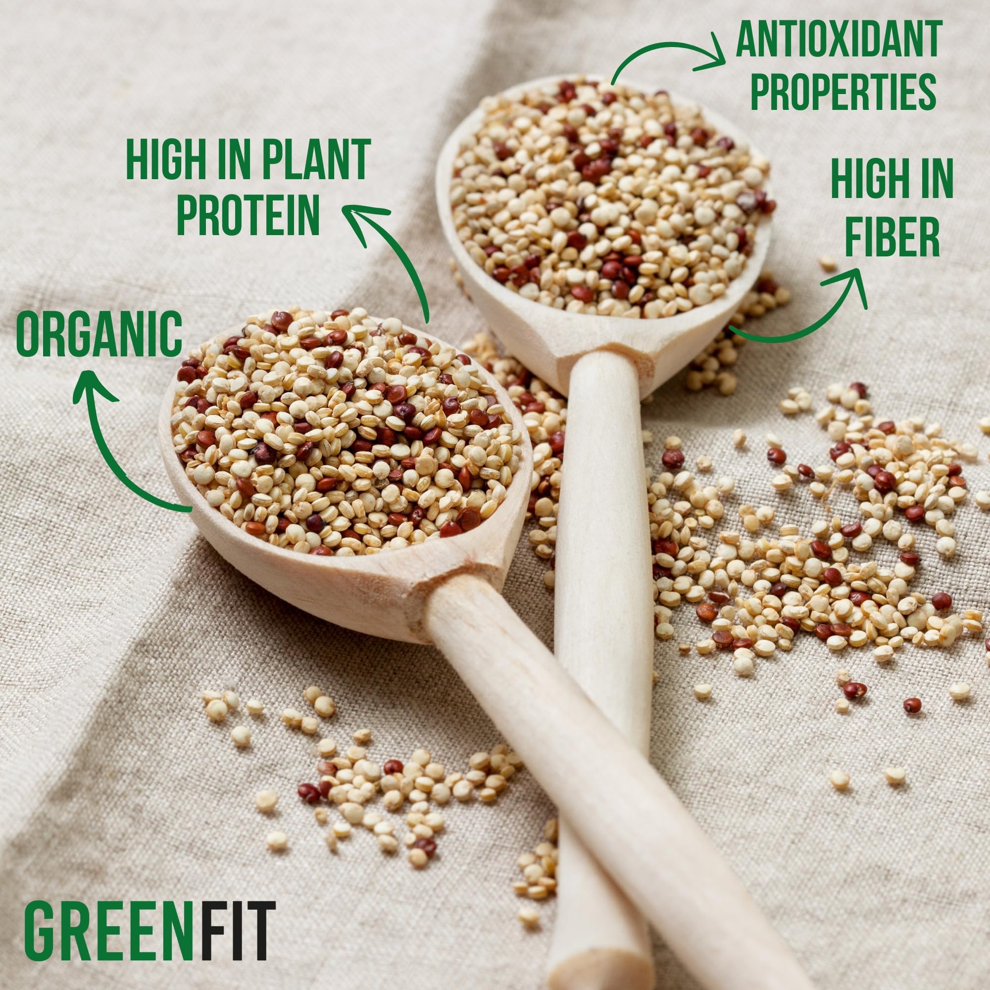 OA QUINOA Ready-to-cook quinoa pairs well with salads, bowls, and soups.
