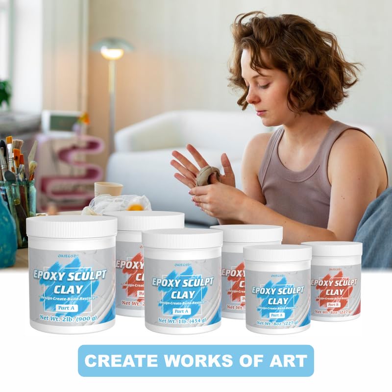 OAIEGSD epoxy putty repair projects across multiple surfaces with durability.