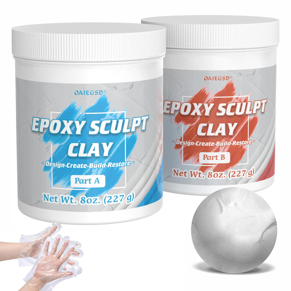 OAIEGSD epoxy putty two-part kit ready for sculpting and repairs.