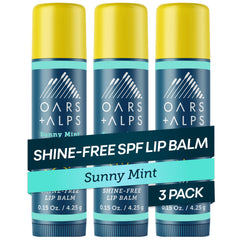 Oars + Alps lip sunscreen SPF 18 tube close-up for UV lip protection