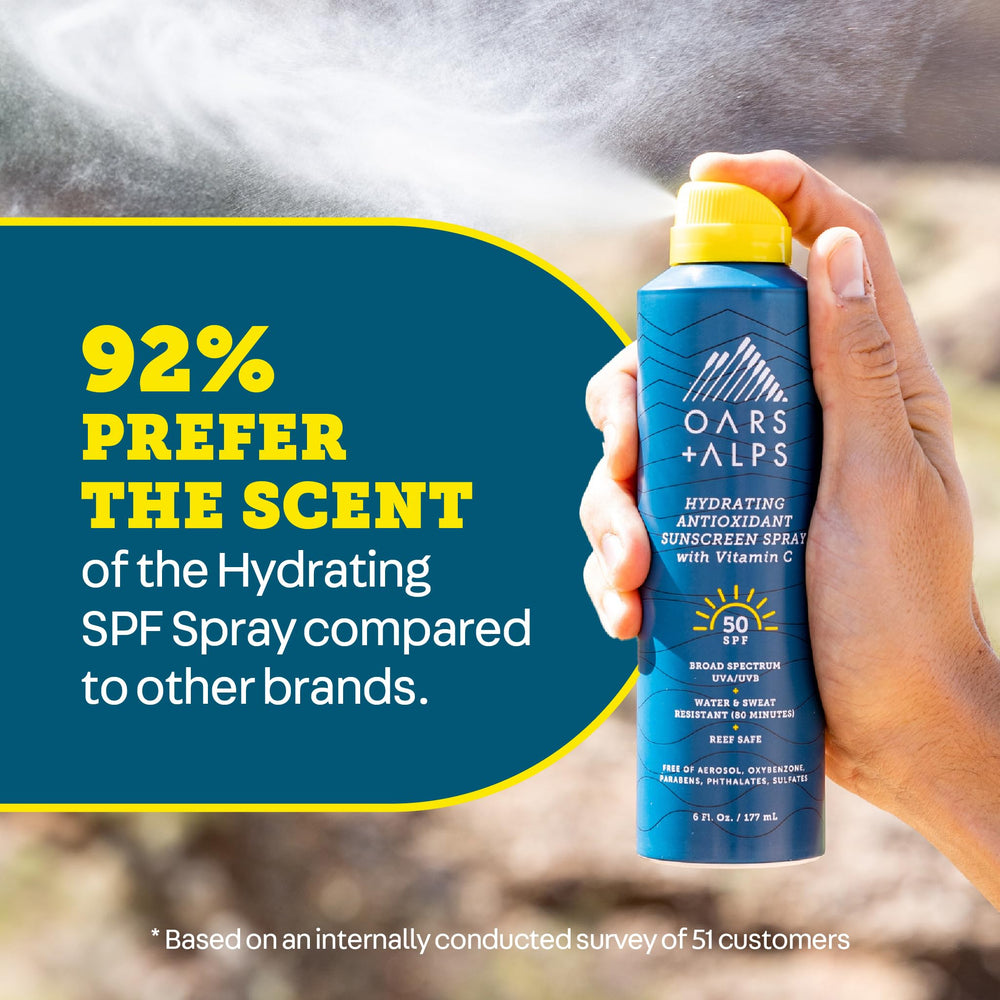 Oars + Alps recyclable non-aerosol can supports eco-friendly packaging choices.