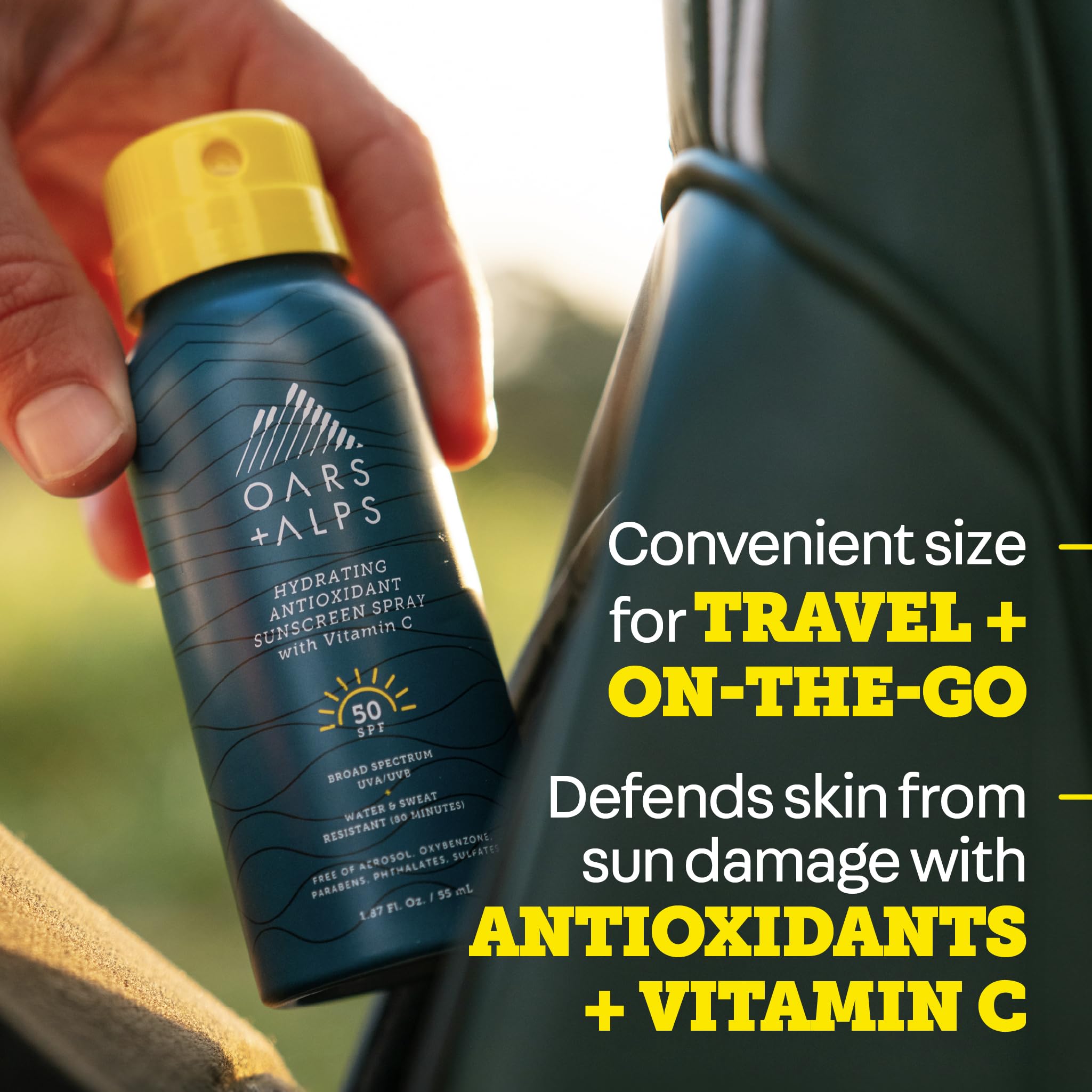 Oars + Alps reef safe sunscreen free from oxybenzone and octinoxate