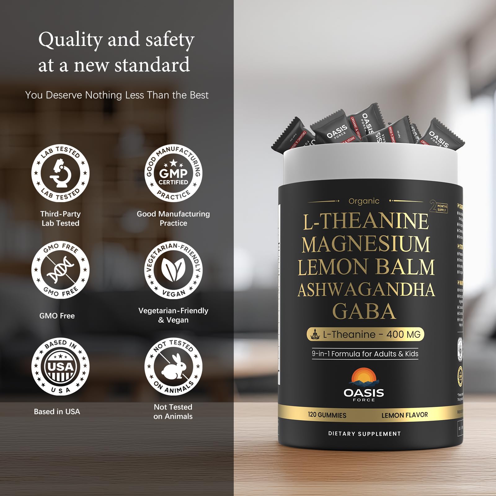 OASIS FORCE eco-pack packaging highlights recyclable outer carton.