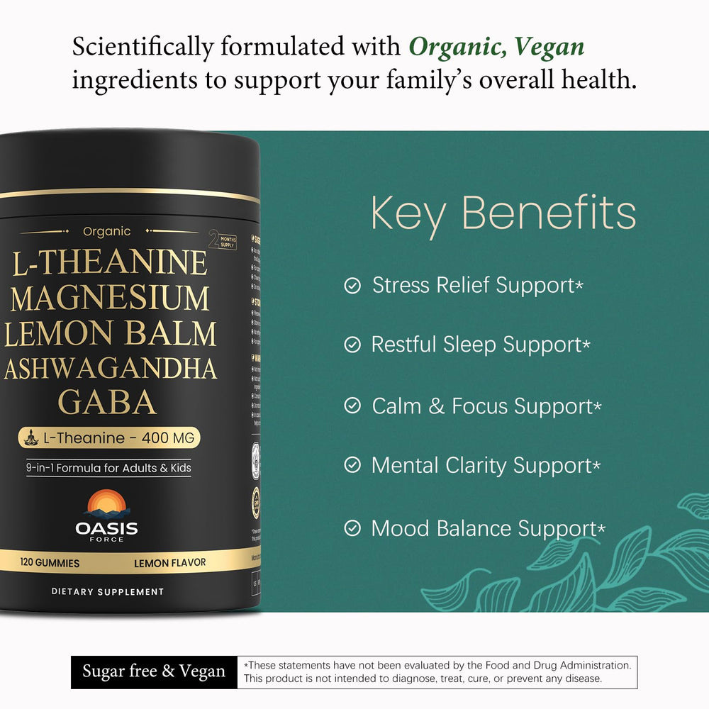 OASIS FORCE label-front of the pack highlights caffeine-free relaxing potential.