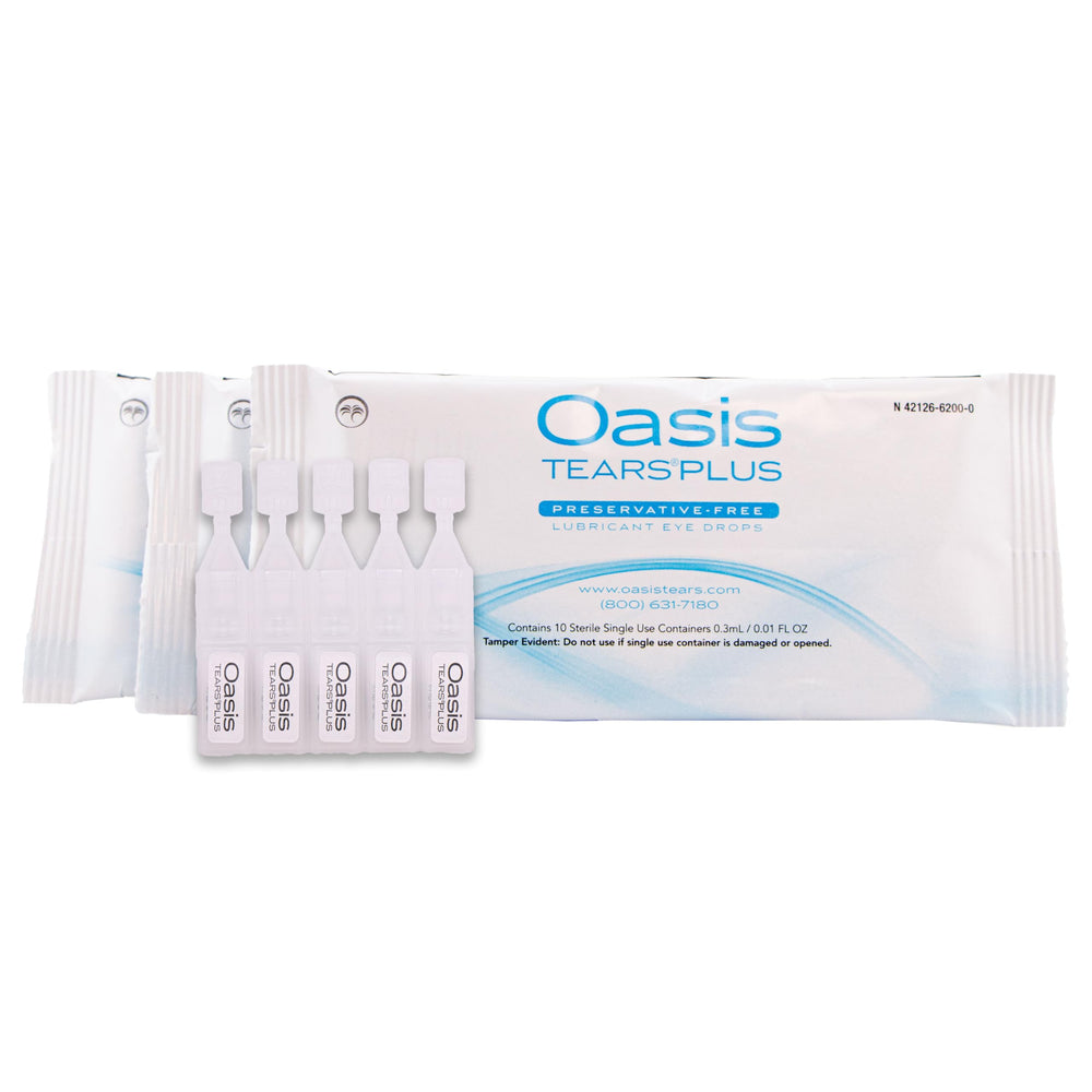 Oasis TEARS PLUS eye moisture support in everyday environments and screen exposure