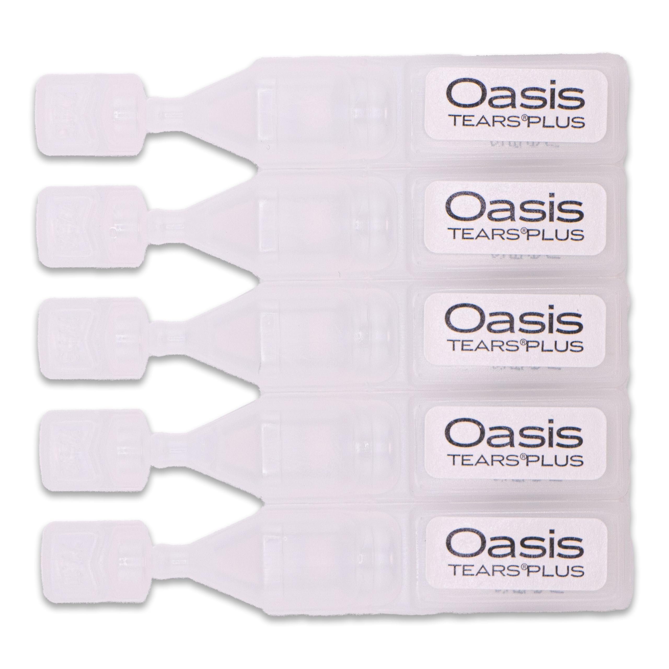 Oasis TEARS PLUS travel packaging demonstrates compact, mess-free moisture on the go