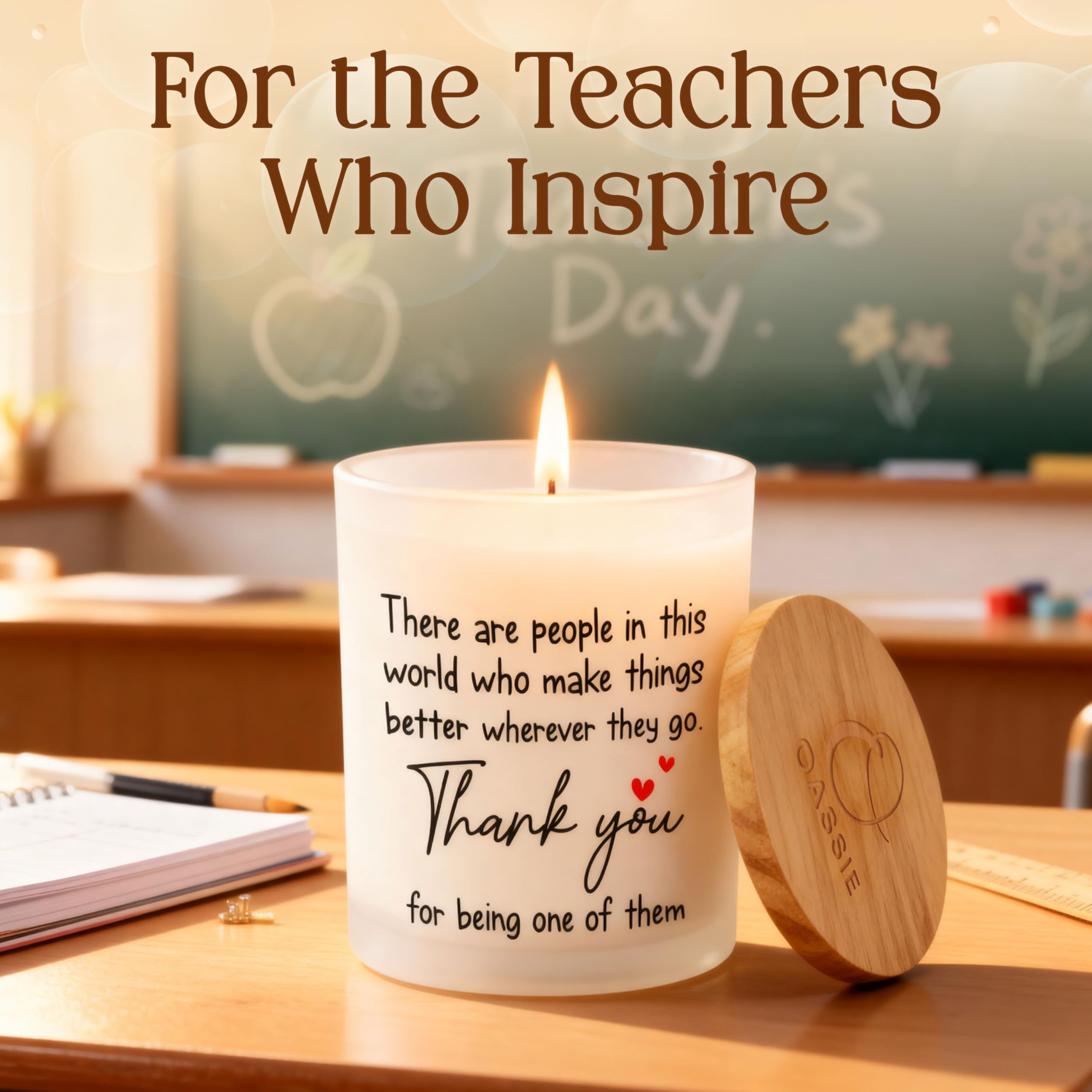 OASSIE co-worker-appreciation-candle warm glow for colleagues and recognition
