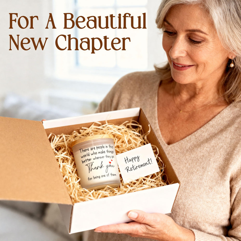 OASSIE retirement-gift-candle soothing scent for new chapters