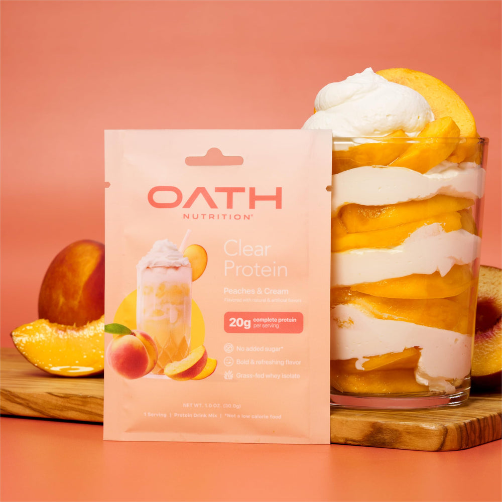 Label shows 20 g protein per serving
