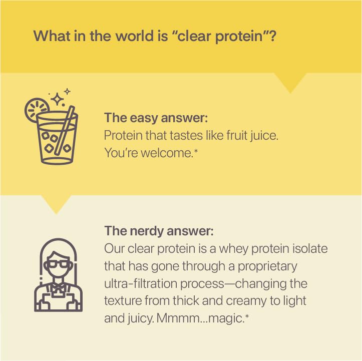Oath Nutrition Clear Whey Frosty Lemonade protein pop, cooling snack on hot days