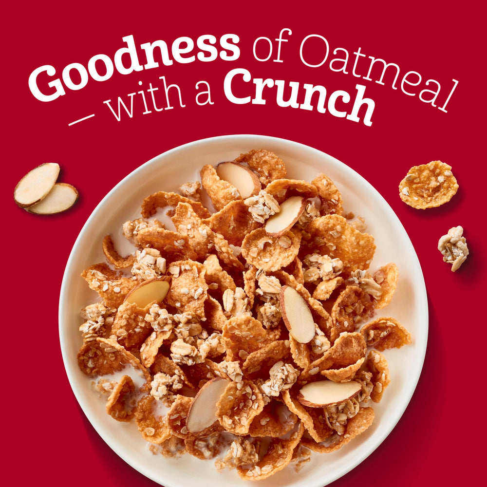 Oatmeal Crisp almonds add crunch and flavor to mornings.