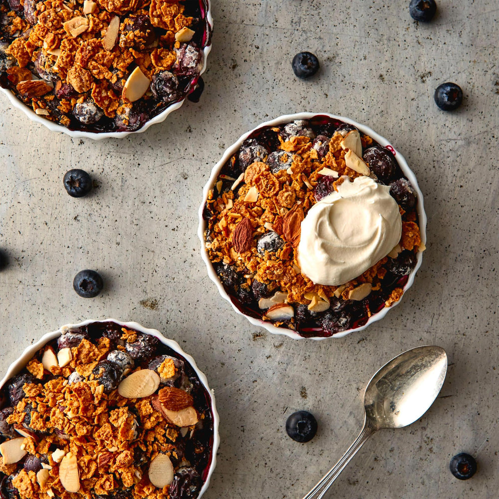 Oatmeal Crisp packaging box displayed for quick breakfast on the go.