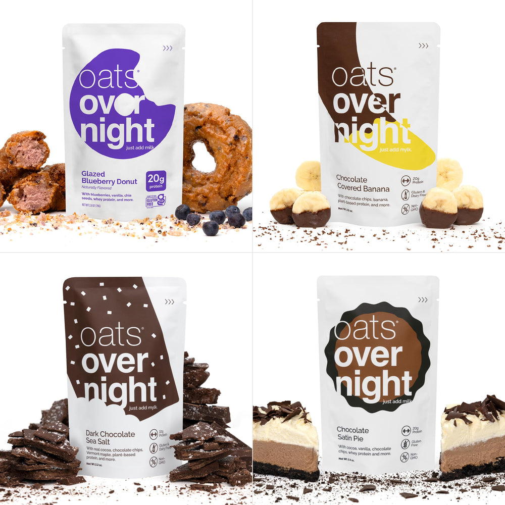 Oats Overnight Dark Chocolate Sea Salt flavor satisfying protein option