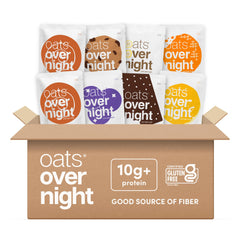 Oats Overnight vegan banana bread flavor, convenient breakfast for busy mornings