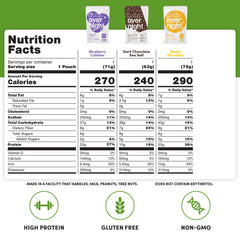 Oats Overnight vegan cinnamon roll flavor, protein rich grab and go