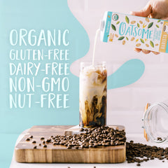 Oatsome Barista pancake batter adds creamy texture without dairy.