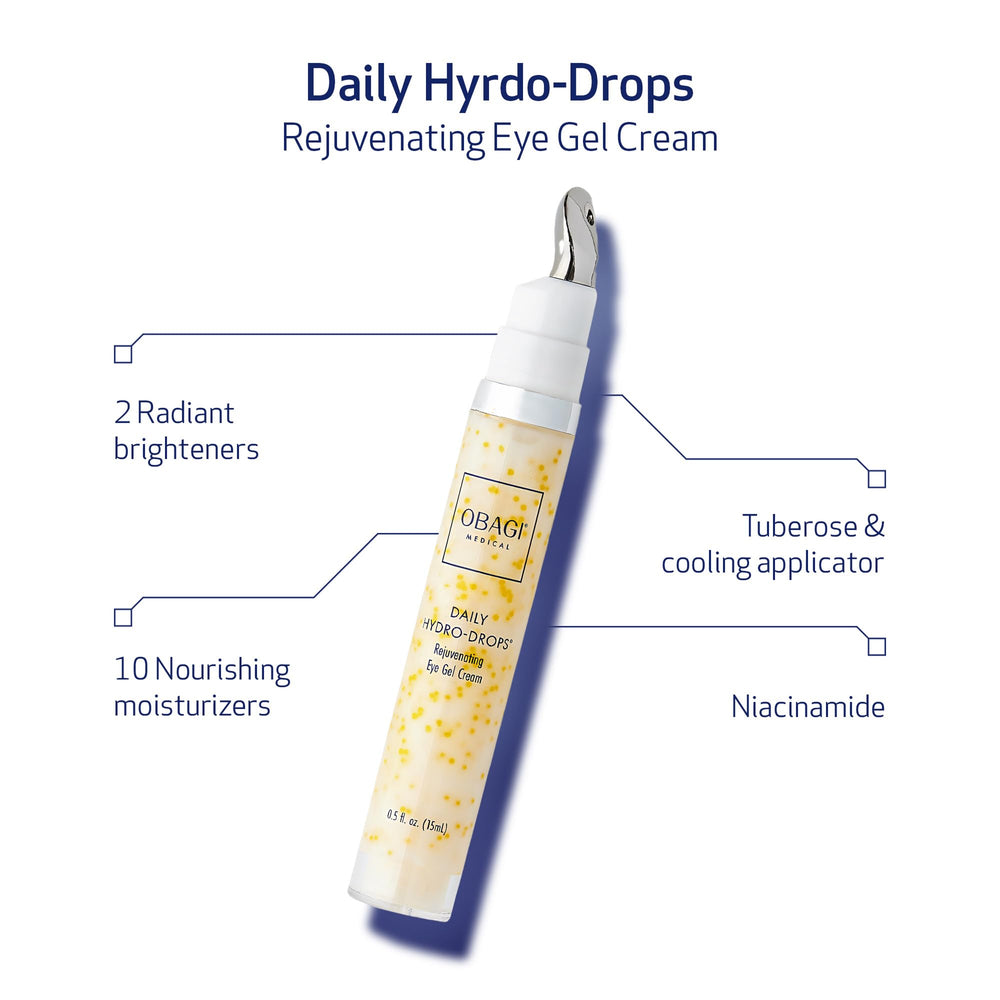 Brighter under-eye skin with gentle, non-irritating Obagi gel.