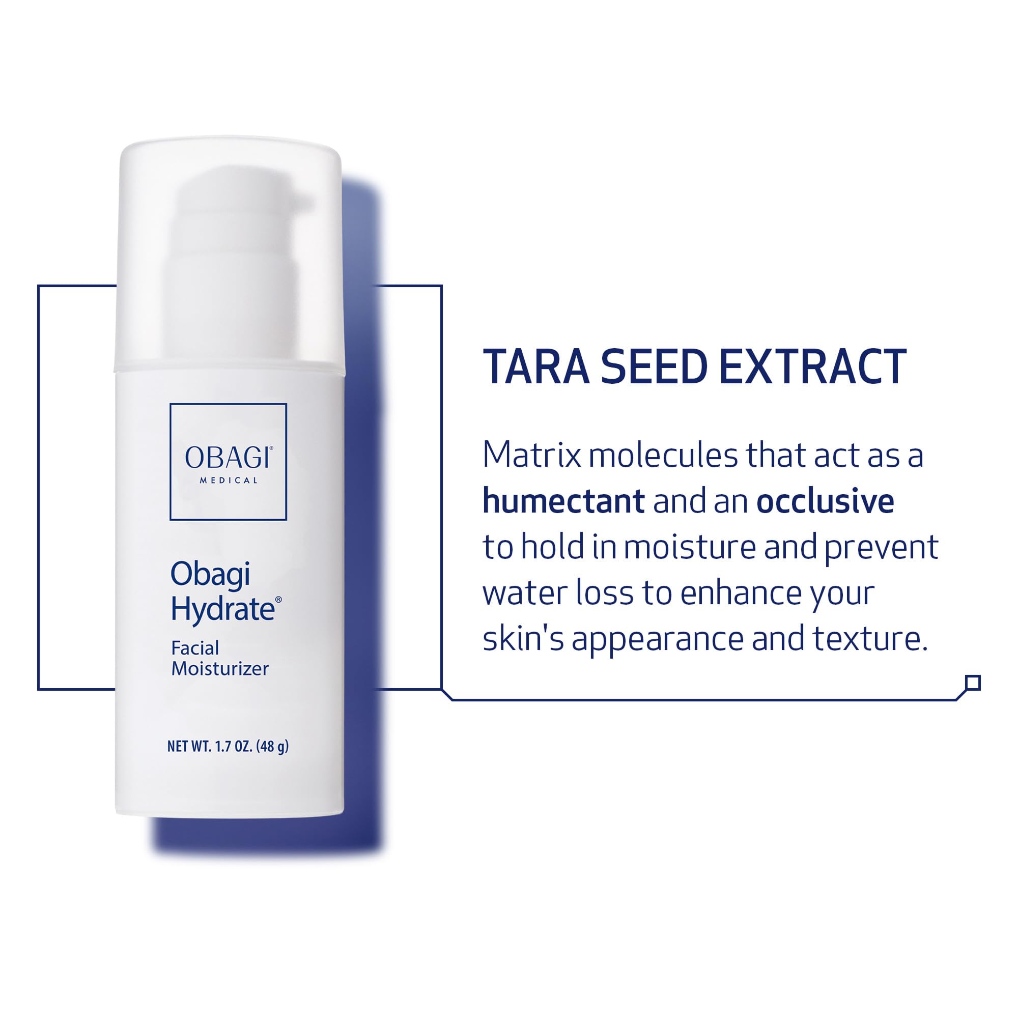Obagi Hydrate shea butter detail visible in the formula