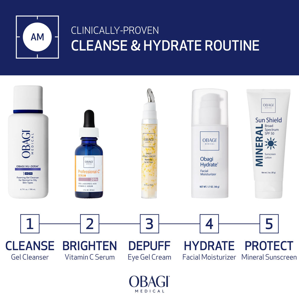 Obagi Hydrate tara seed extract matrix close-up indicating moisture retention