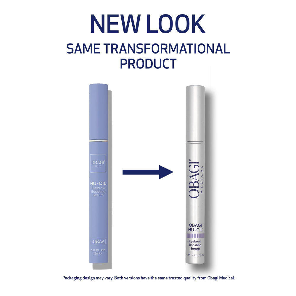 Obagi Nu-Cil applicator brush for precise brow nourishment.