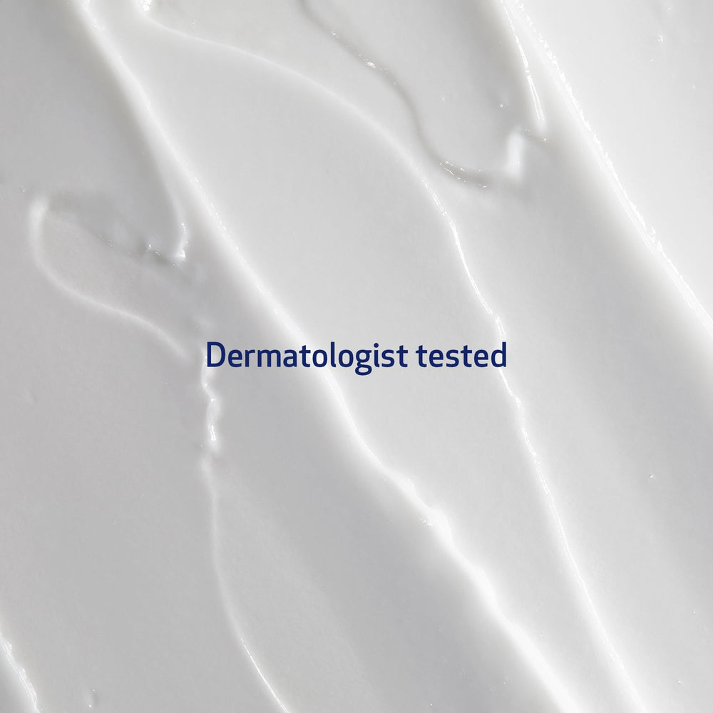 Cream swirl of Obagi Nu-Derm Clear Fx on skin for even tone application