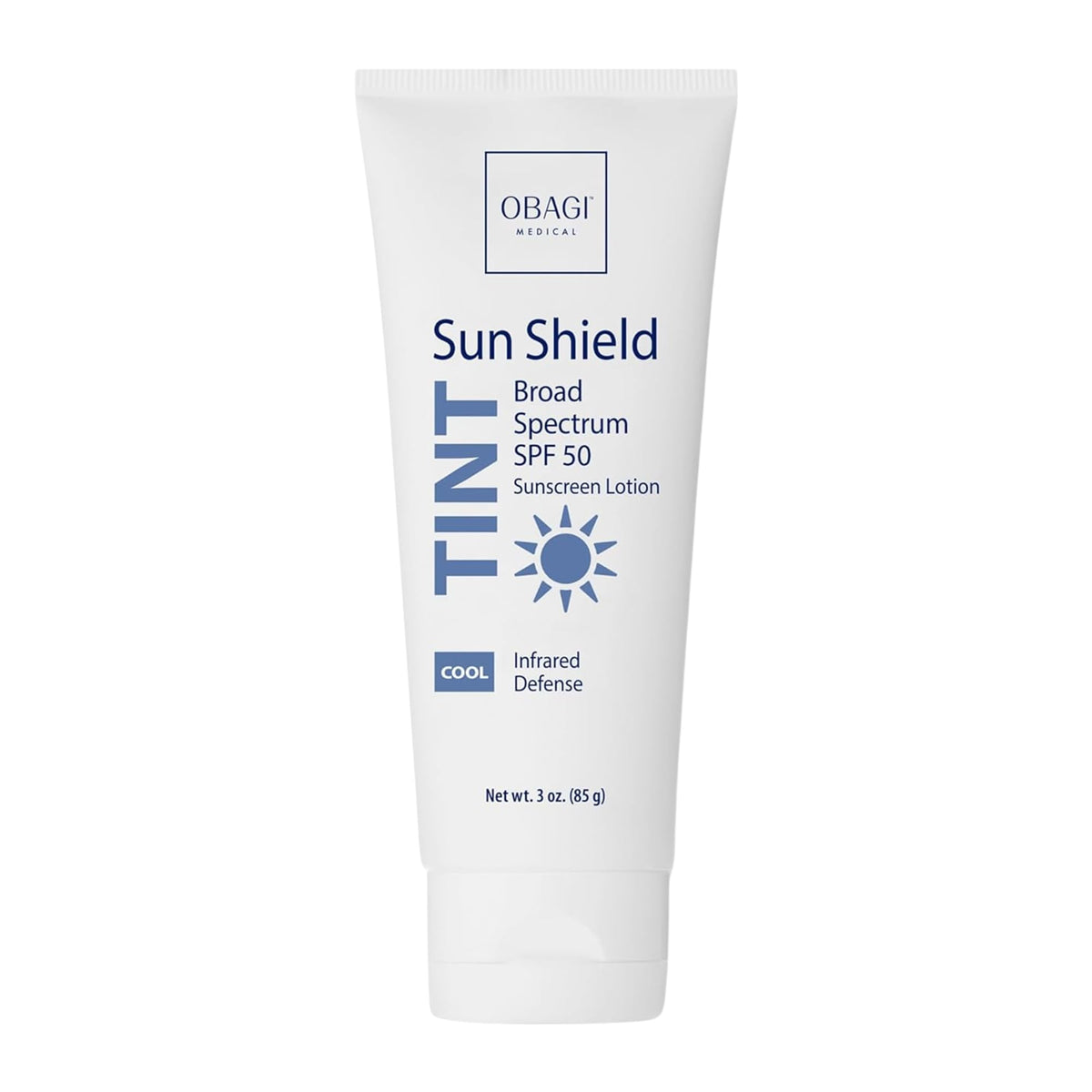Obagi Sun Shield tinted sunscreen 3oz bottle with SPF 50 protection