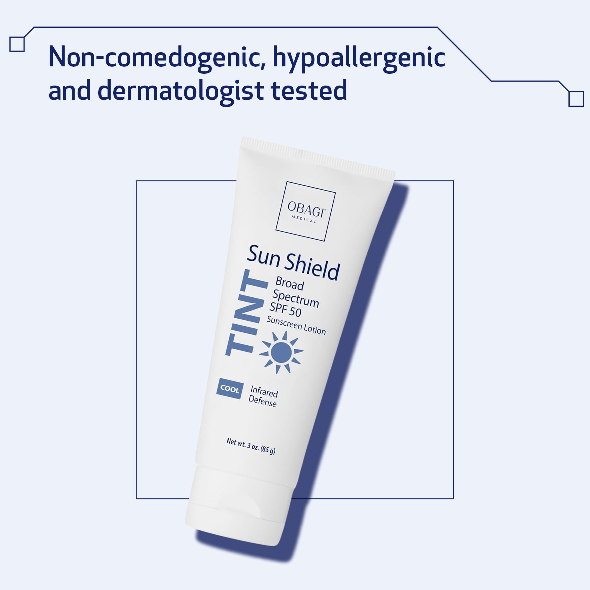 Ingredient note for Obagi Sun Shield showing homosalate in the formula