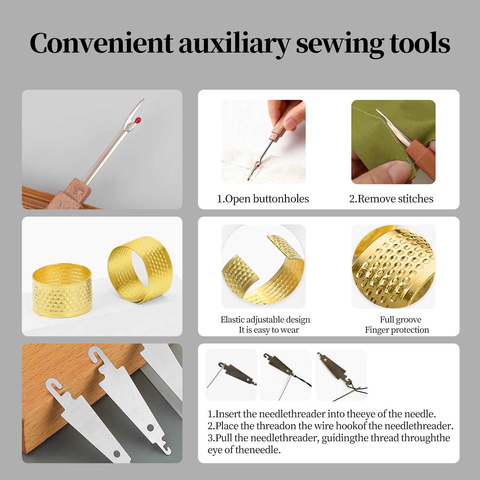 Obear seam ripper tool for quick fixes and precise seam removal.
