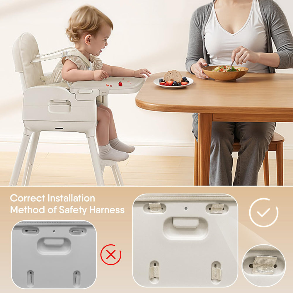 Obee Odee highchair portable design sets up in minutes