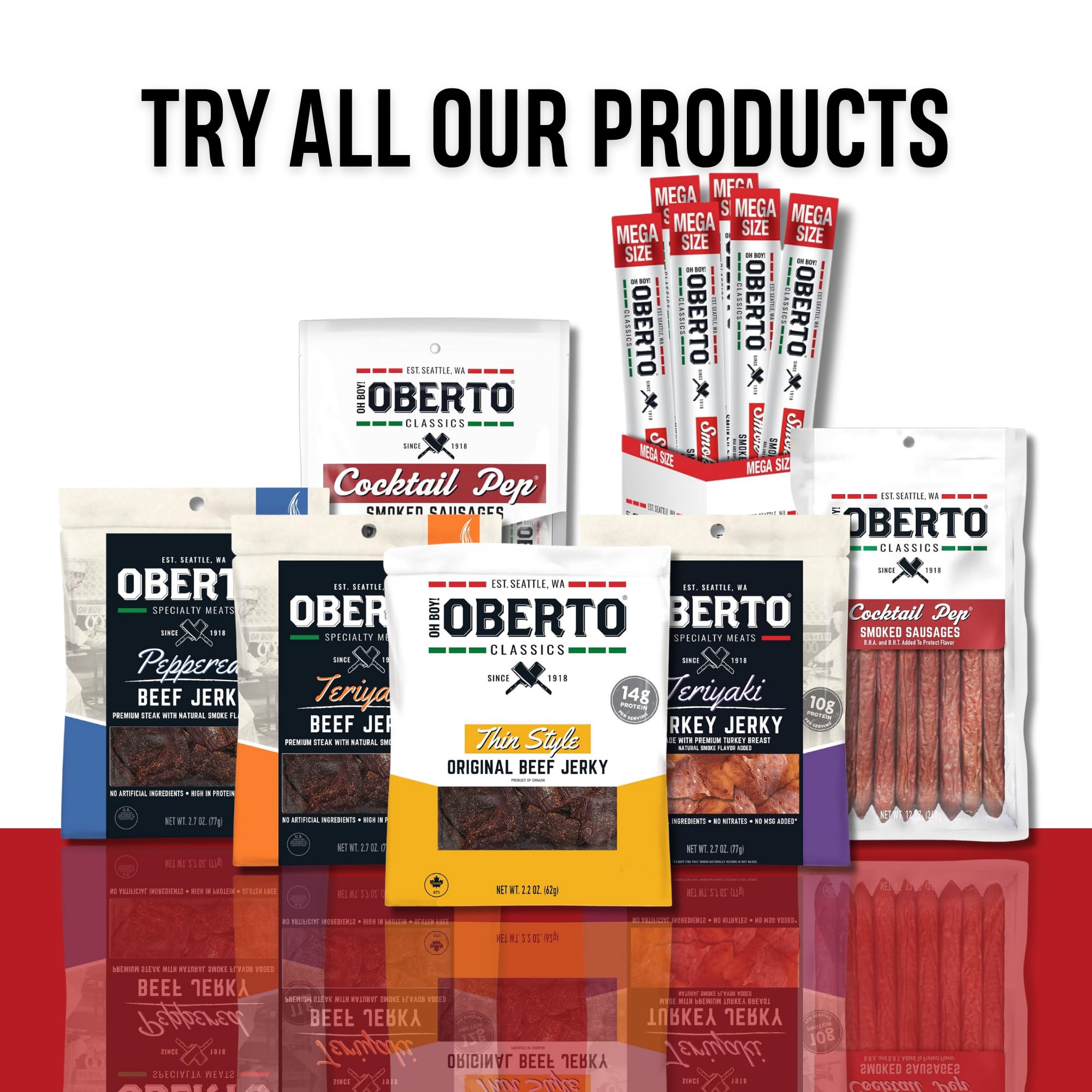 Oberto Oh Boy Classics with Seattle heritage emphasis.