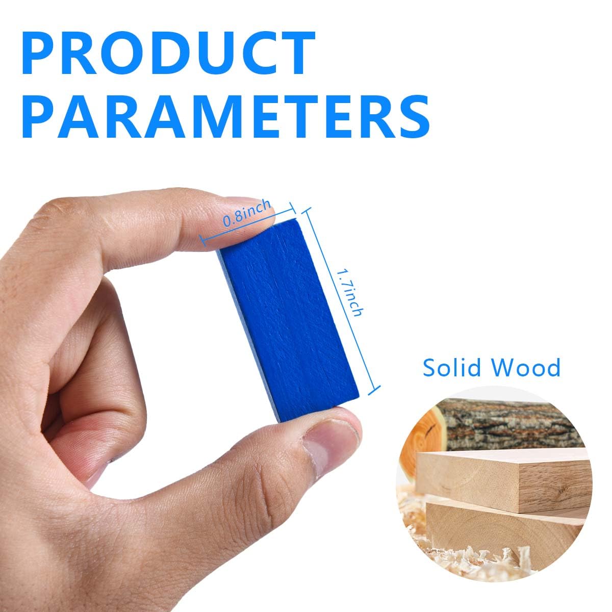 OBTANIM color blocks promote color recognition during kid-friendly domino play.